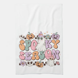 Halloween Ghosts Spooky-Jahreszeit Geschirrtuch