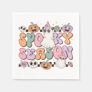 Halloween Ghosts Spooky-Jahreszeit Serviette
