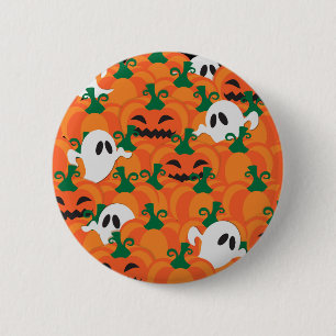 Halloween Ghosts Spuk Pumpkin Button