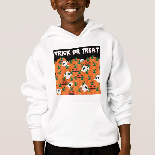 Halloween Ghosts Spuk Pumpkin Hoodie (Vorderseite)