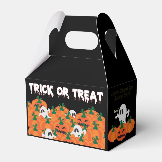 Halloween Ghosts Spuk Pumpkin-Patchideenkasten Geschenkschachtel (Vorderseite)