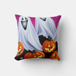 Halloween Ghosts und Pumpkins Kissen