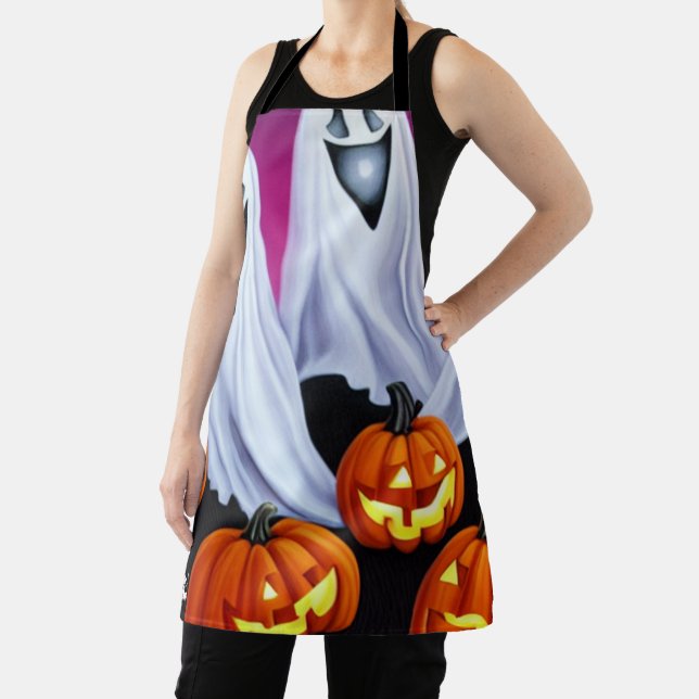 Halloween Ghosts und Pumpkins Schürze (InSitu)