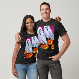 Halloween Ghosts und Pumpkins T-Shirt