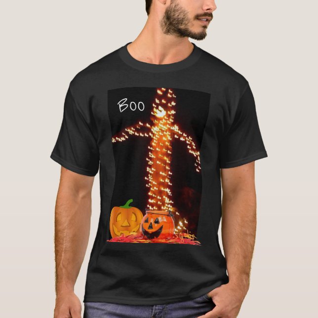Halloween Ghoul avec T-shirt du parti Citrouille (Devant)