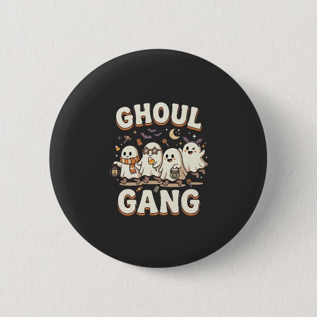 Halloween-Ghoul-Gang Button (Vorderseite)