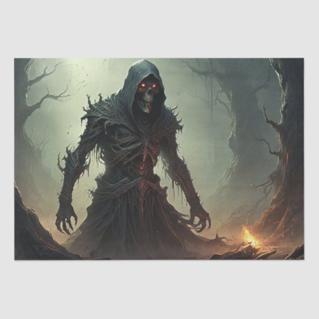 Halloween Ghoul Seidenpapier (Vorderseite)