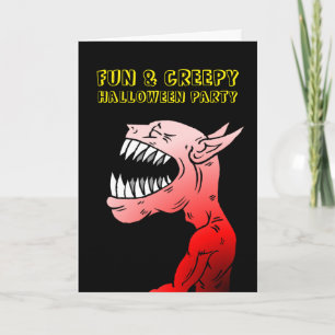 Halloween-Ghouls-Party-Einladung Einladung