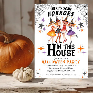 Halloween gibt es ein paar Horror in diesem Haus Einladung