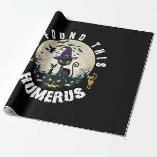 Halloween Gift   I Found This Humerus Birthday Geschenkpapier