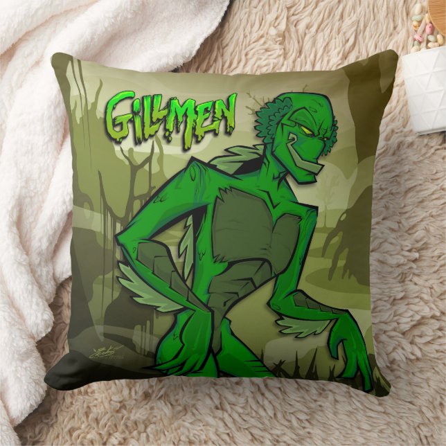 Halloween - Gillmen Kissen (Decke)