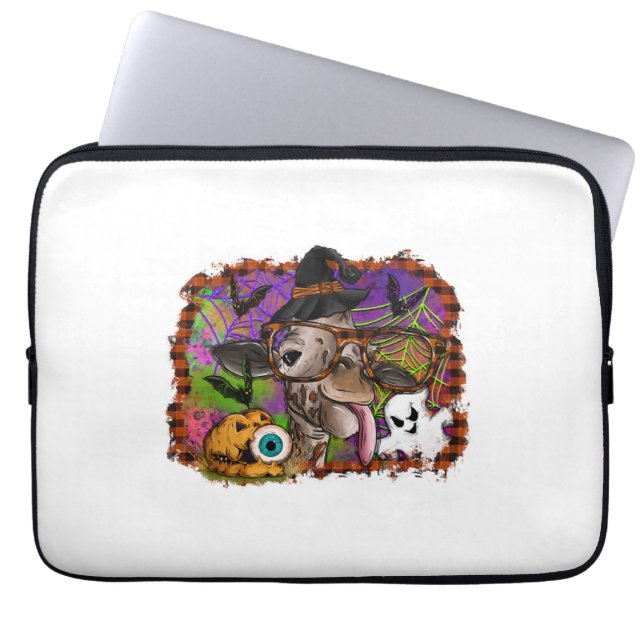 Halloween Giraffe Laptopschutzhülle (Vorderseite)