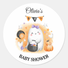 Halloween Girl Baby Dusche Niedlich Ghost Sticker