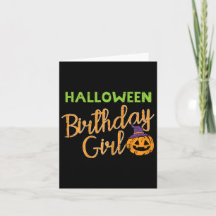 Halloween Girl Bday Kostüme Mädchen Kinder bis Karte