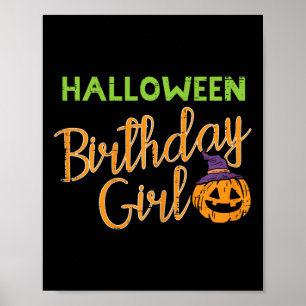 Halloween Girl Bday Kostüme Mädchen Kinder bis Poster
