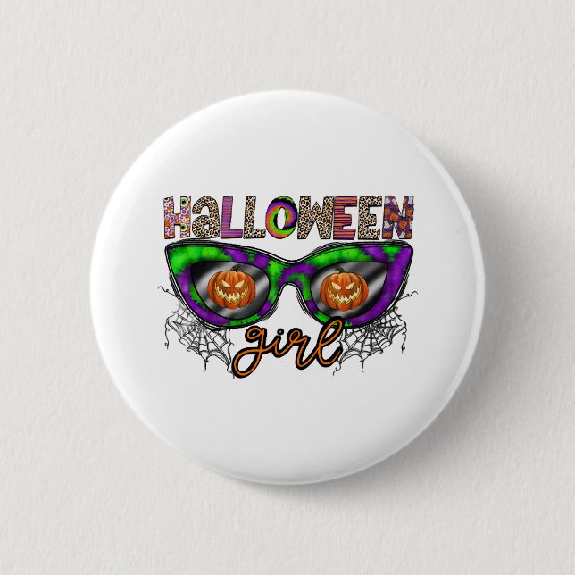Halloween Girl Button (Vorderseite)