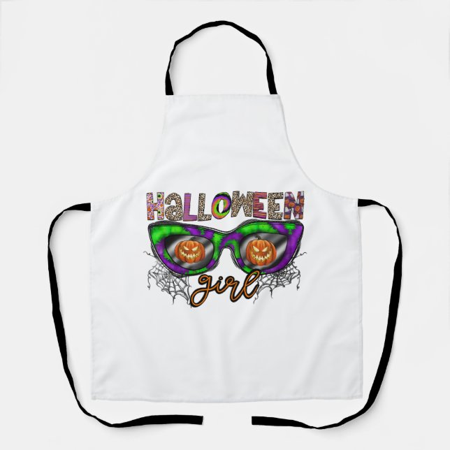 Halloween Girl Schürze (Vorderseite)