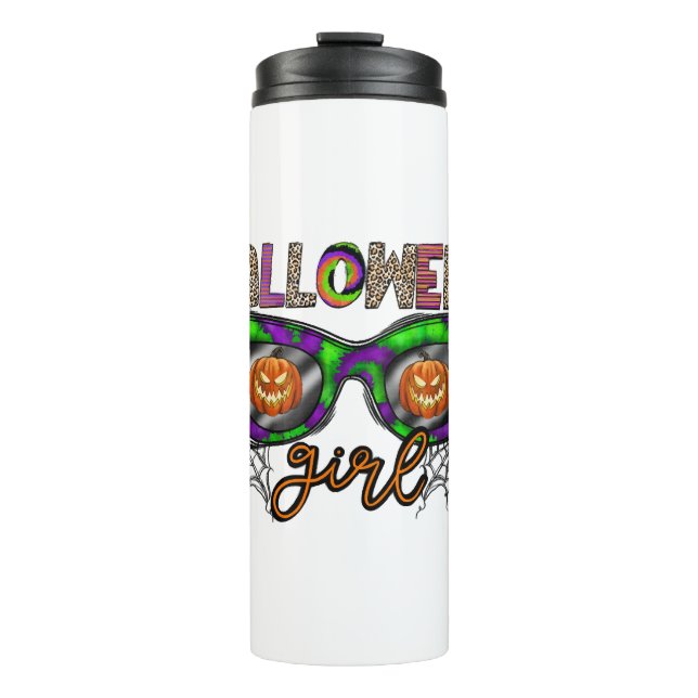 Halloween Girl Thermosbecher (Vorderseite)