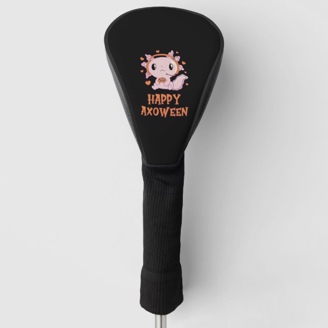 Halloween Girls Gaming Axolotl Kinder Golf Headcover (Vorderseite)