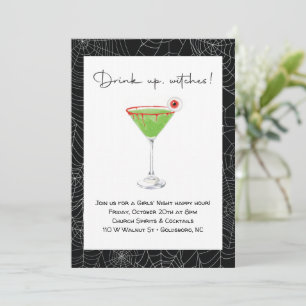 Halloween Girls Night Einladung