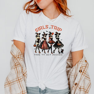 Halloween Girls Trip Time Zeit zum Wicken T-Shirt