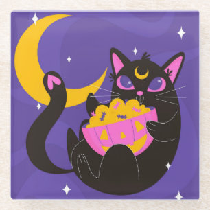 Halloween Glasuntersetzer