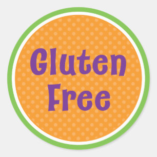 Halloween Glutenfreie Aufkleber