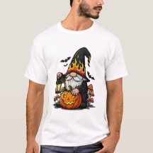 Halloween-Gnom-Basis-T-Shirt
