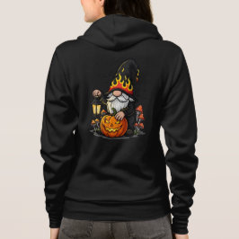 Halloween-Gnom Erwachsene Voll-Zip Kapuzenjacke Hoodie