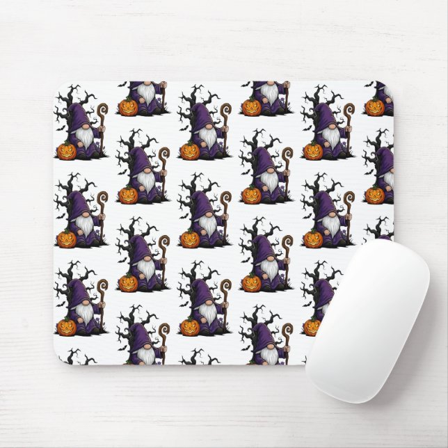 Halloween-Gnom-Mauspad Mousepad (Mit Mouse)