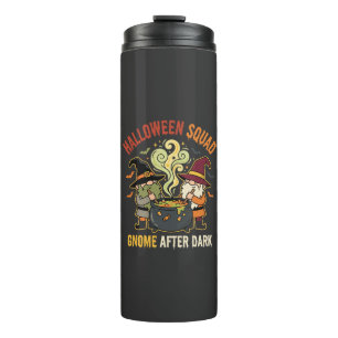 Halloween-Gnom-Mitternachtsstreich Thermosbecher
