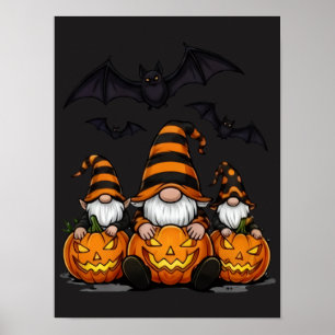 Halloween-Gnom-Plakat Poster