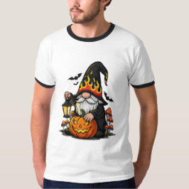 Halloween-Gnom-Ringer-T-Shirt T-Shirt