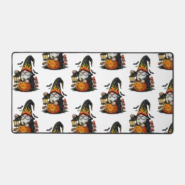 Halloween-Gnom-Schreibtischunterlage Schreibtischunterlage (Vorderseite)