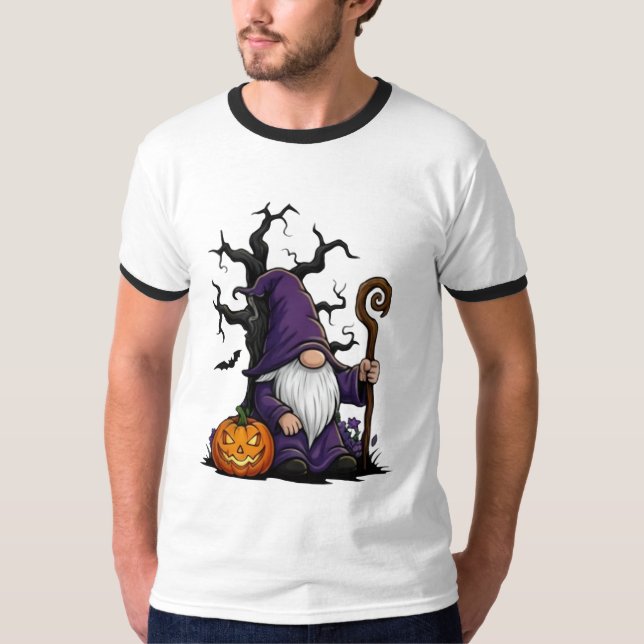 Halloween-Gnom-T-Shirt T-Shirt (Vorderseite)