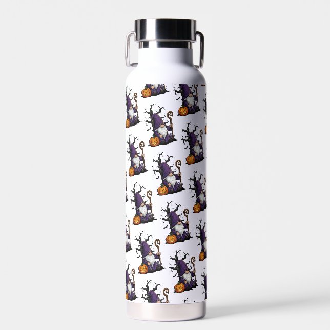 Halloween-Gnom-Wasserflasche Trinkflasche (Vorne)