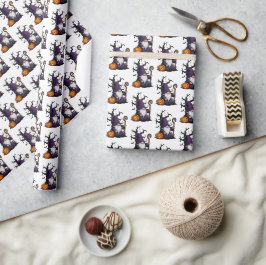 Halloween-Gnom-Wrap-Papier Geschenkpapier