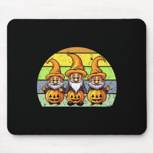 Halloween Gnomas Niedlicher Herbstkürbis Mousepad