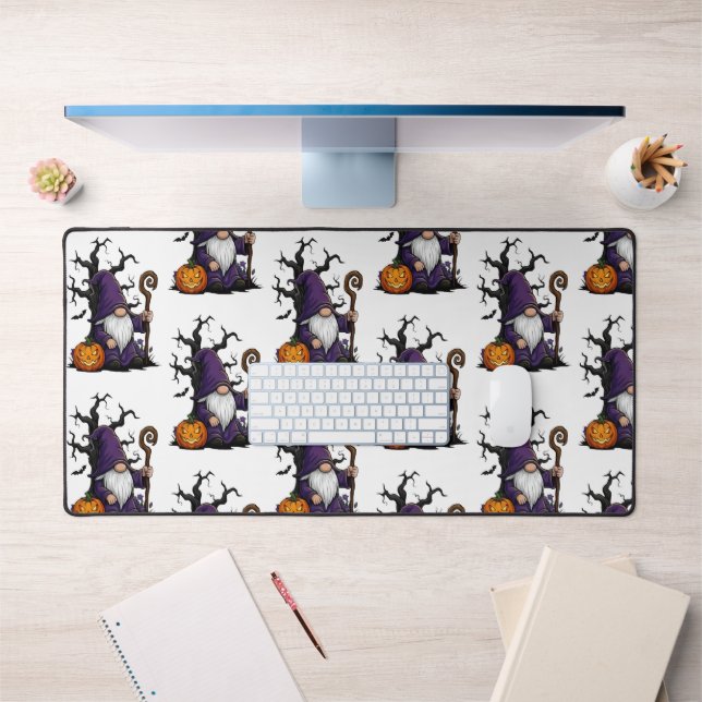 Halloween Gnome Desk Mat Schreibtischunterlage (Büro 1)