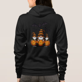 Halloween-Gnome-Erwachsenen-Kapuzenjacke mit Vollr Hoodie