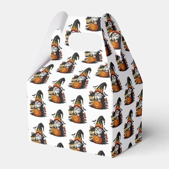 Halloween Gnome Favor Box Geschenkschachtel (Vorderseite)