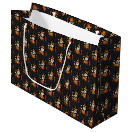 Halloween Gnome Gift Bag Große Geschenktüte