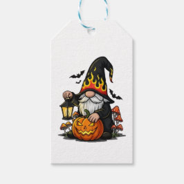 Halloween Gnome Gift Tag Geschenkanhänger