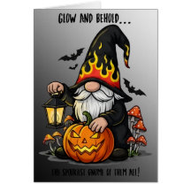 Halloween-Gnome-Grußkarte