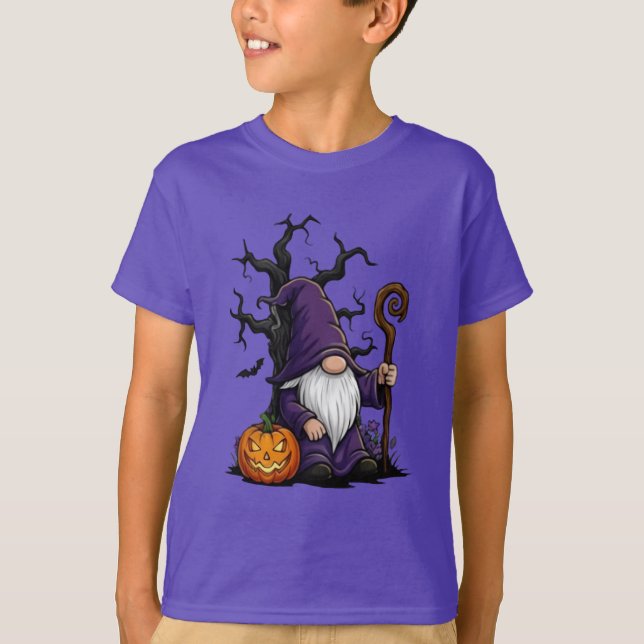 Halloween Gnome Kids T-Shirt (Vorderseite)