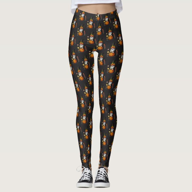 Halloween Gnome Leggings (Vorderseite)