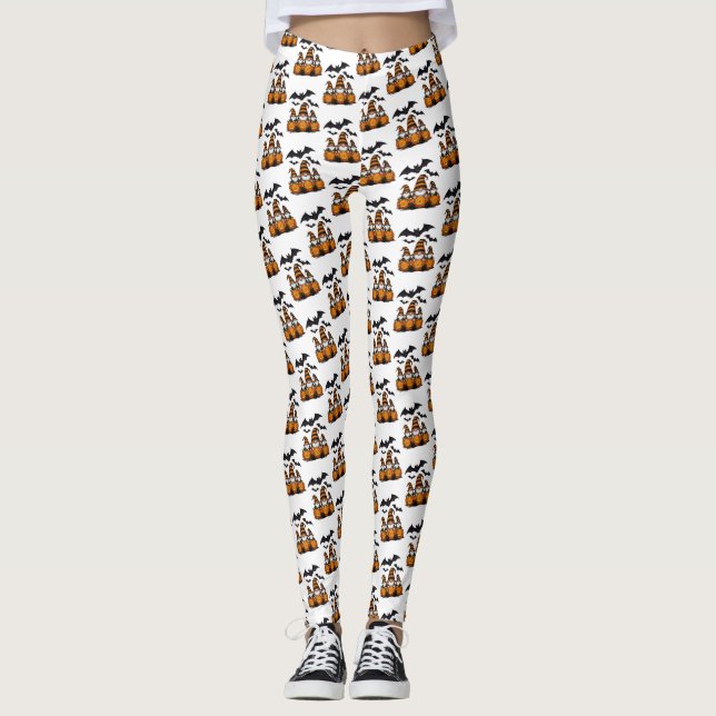 Halloween Gnome Leggings (Vorderseite)