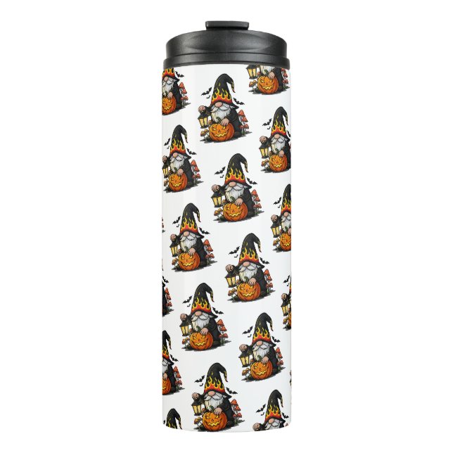 Halloween Gnome Thermal Tumbler Thermosbecher (Vorderseite)