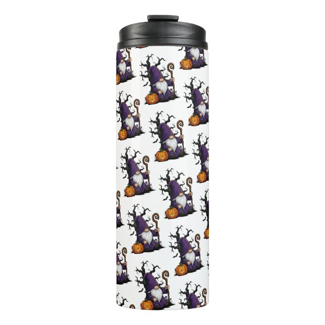 Halloween Gnome Thermal Tumbler Thermosbecher (Vorderseite)