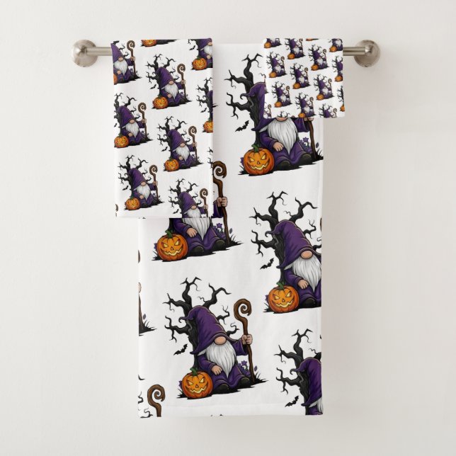 Halloween Gnome Towel Set (Insitu)